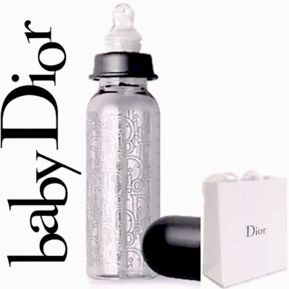 Baby Dior Limited Edition Baby Couture Jacquard Trotter Baby Bottle - Picture 14 of 14
